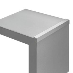 Profil aluminiu 90 - margini tesite, 10 x 10 mm