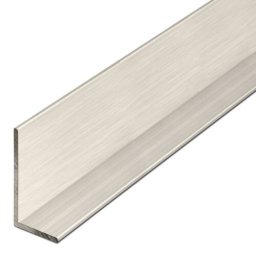 Profil aluminiu tip L - 1,5 mm, finisaj Otel lucios