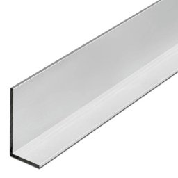 Profil aluminiu tip L - 1,5 mm, Argintiu mat
