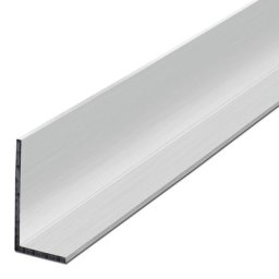 Profil aluminiu tip L - 2 mm, Argintiu mat