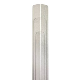 Profil unghiular INOX, 1,25 m , drept cu margine rotunjita