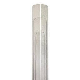 Profil unghiular INOX, 1,25 m , drept cu margine rotunjita