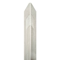 Profil unghiular INOX, 1 m , ascutit cu margine rotunjita