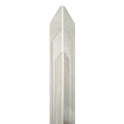 Profil unghiular INOX, 1 m , ascutit cu margine rotunjita