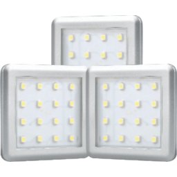 Set 3 spoturi Led RGB Square