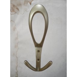 Agatatoare Cuier Elips ,auriu mat ,3 carlige 175x70 mm