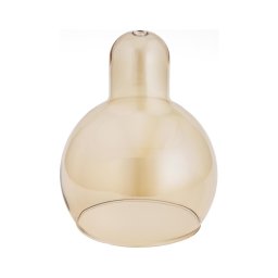 Abajur de rezervă din sticlă pentru lustră d. 13 cm bej