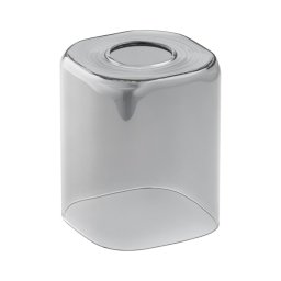 Abajur de rezervă din sticlă pentru lustră E27 11x9,5 cm gri