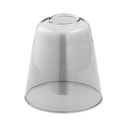 Abajur de rezervă din sticlă pentru lustră E27 d. 12 cm gri