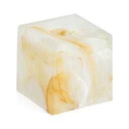 Abajur de rezervă din sticlă pentru lustră E14 8,5x8 cm bej