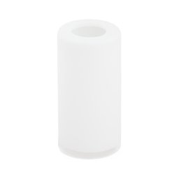 Abajur de rezervă din sticlă pentru lustră E14 d. 5,5 cm alb