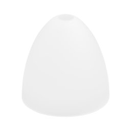Abajur de rezervă din sticlă pentru lustră E27 d. 23,5 cm alb