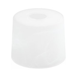 Abajur de rezervă din sticlă pentru lustră E27 d. 13 cm alb