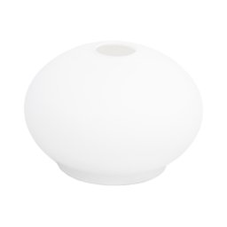 Abajur de rezervă din sticlă pentru lustră E14 d. 15 cm alb