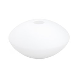 Abajur de rezervă din sticlă pentru lustră E14 d. 15 cm alb