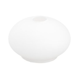 Abajur de rezervă din sticlă pentru lustră E14 d. 13,5 cm alb