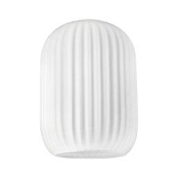 Abajur de rezervă din sticlă pentru lustră HARMA E27 21x14 cm alb