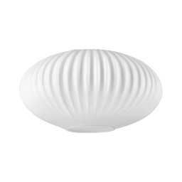 Abajur de rezervă din sticlă pentru lustră HARMA E27 14x25 cm alb