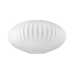 Abajur de rezervă din sticlă pentru lustră HARMA E27 17x30 cm alb