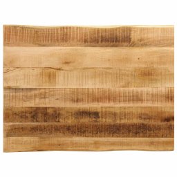 Blat de masa contur natural 70x60x3,8 cm lemn masiv mango brut GartenMobel Dekor
