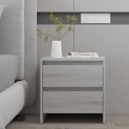 Noptiera, stejar sonoma gri, 45x34,5x44,5 cm, PAL GartenMobel Dekor