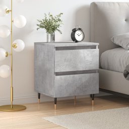 Noptiera, gri beton, 40x35x50 cm, lemn compozit GartenMobel Dekor