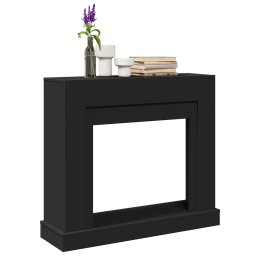 Masca de semineu, negru, 100x30x87,5 cm, lemn prelucrat GartenMobel Dekor