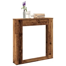 Masca de semineu, lemn vechi, 100x20x100 cm, lemn prelucrat GartenMobel Dekor