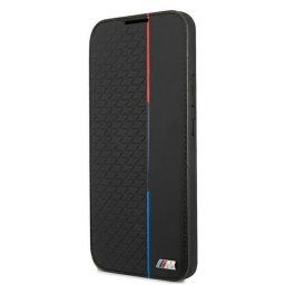 Husa tip carte BMW M Collection Triangles pentru Samsung Galaxy S22 Plus, design premium, culoare negru