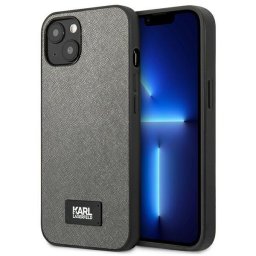 Husa Karl Lagerfeld KLHCP13SSFMP2DG iPhone 13 mini 5,4 "hardcase silver / silver Saffiano Plaque