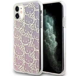 Husa IML Gradient Electrop Crowded Kitty Head Case for iPhone 11 / Xr - Pink
