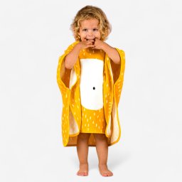 Poncho de baie bumbac Imprimeu leu Bebe/Copii