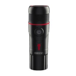 Espressor Portabil HiBREW H4-Basic 3in1 15 Bari 80W 60ML Alimentare Cablu USB / Incarcator Auto Compatibil cu Capsule Nespresso / Dolce Gusto si Cafea Macinata Negru