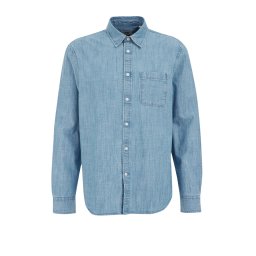 WE Fashion Cămașă albastru deschis