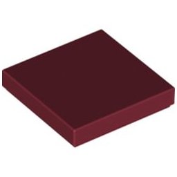 Lego Parts 4177046 - Dark Red Tile 2 x 2 with Groove (#3068)