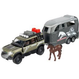 Vehicle Majorette G.S. Rover Horse carrier set 25 cm
