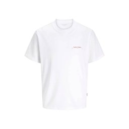JACK & JONES T-Shirt Jorsplit Painting Tee Ss Crew Neck 12273319 11-0601 TCX bright white