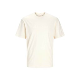 JACK & JONES T-Shirt Jorfrederiksberg Tee Ss Crew Neck 12262494 11-0105 TCX antique white
