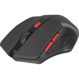 Mouse Defender Accura MM-275 RF Wireless, 1600 DPI, Negru-Rosu