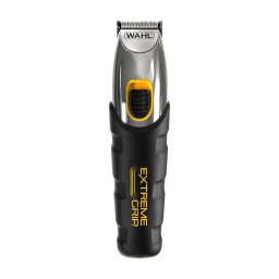 Aparat de tuns barba Wahl Extreme Grip 09893-0440, 100-240 V, 50-60 Hz , husa inclusa, Negru-Argintiu