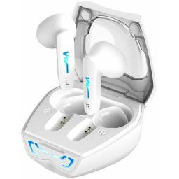 CASTI Genius, "HS-M920BT", TWS, wireless, intraauriculare - butoni, pt smartphone, microfon pe casca, conectare prin Bluetooth 5.3, alb, USB-C