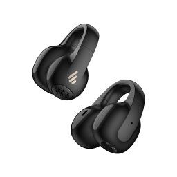 Casti Edifier, wireless, intraauriculare – butoni, design cu clips, pentru smartphone, microfon pe casca, conectare prin Bluetooth 5.4, negru, USB-C, IP56