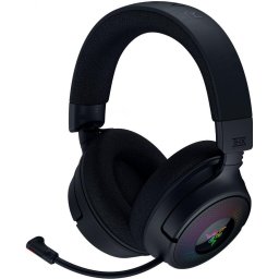 Casti gaming wireless Razer Kraken V4 , iluminare Razer Chroma™ RGB, multiplatforma, negru
