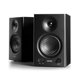 BOXE EDIFIER 2.0, RMS: 42W (2 x 21W), studio monitor, volum, bass, treble, intrare jack 6.35 TRS balanced, RCA, iesire casti, black, "MR4-BK