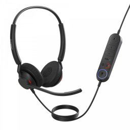 Casti Prin cablu Banda de fixare pe cap Birou/Call center USB Tip-A Negru