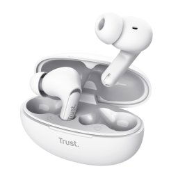 Casti True Wireless Trust Yavi TR-25172, Bluetooth, ENC, Microfon, Multiplatforma (Alb)