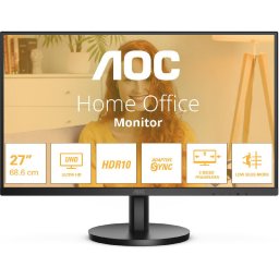 Monitor LED AOC U27B3M 27 inch UHD VA 4 ms 60 Hz HDR, Negru