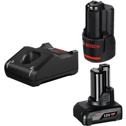 Set 2 acumulatori si incarcator, Li-Ion, 12 V, 2/4 Ah