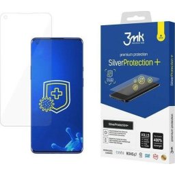 Folie protectie ecran 3mk SilverProtection+ antimicrobiana (Montaj umed) pentru OnePlus 9