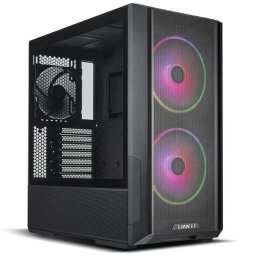 Carcasa LANCOOL 216 RGB, E-ATX case, midi tower - black